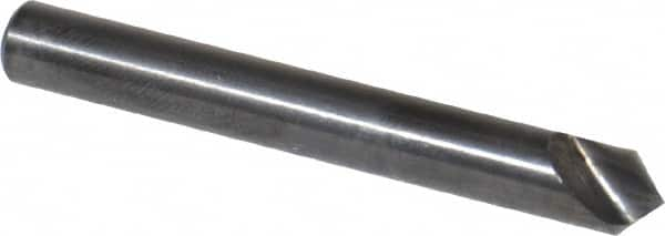 Hertel - 1/4" Head Diam, 1/4" Shank Diam, 1 Flute 90° High Speed Steel Countersink - Makers Industrial Supply