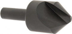 Hertel - 1-1/4" Head Diam, 1/2" Shank Diam, 1 Flute 82° High Speed Steel Countersink - Makers Industrial Supply