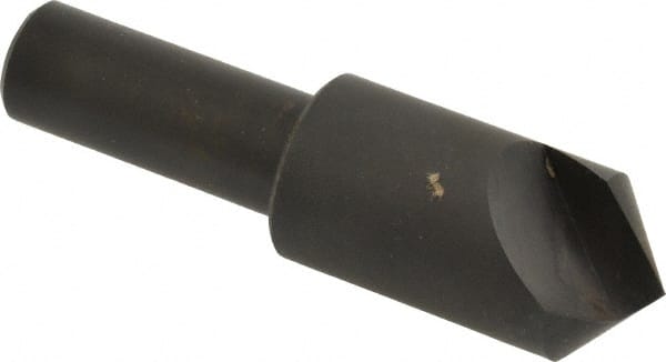 Hertel - 3/4" Head Diam, 1/2" Shank Diam, 1 Flute 100° High Speed Steel Countersink - Makers Industrial Supply