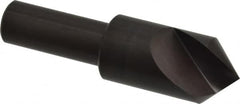 Hertel - 3/4" Head Diam, 1/2" Shank Diam, 1 Flute 90° High Speed Steel Countersink - Makers Industrial Supply