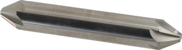 Hertel - 1/2" Head Diam, 1/2" Shank Diam, 6 Flute 60° Solid Carbide Countersink - Makers Industrial Supply