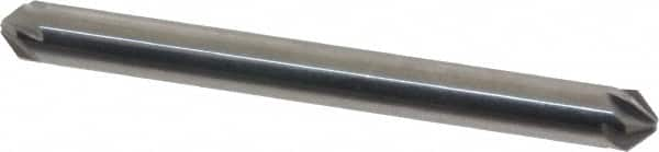 Hertel - 3/16" Head Diam, 3/16" Shank Diam, 6 Flute 90° Solid Carbide Countersink - Makers Industrial Supply