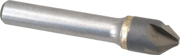 Hertel - 1/2" Head Diam, 3/8" Shank Diam, 4 Flute 82° Solid Carbide Countersink - Exact Industrial Supply