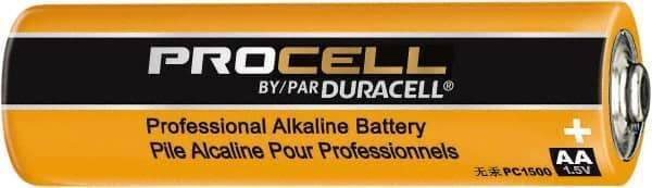 Ability One - Size AA, Alkaline, Standard Battery - 1.5 Volts - Makers Industrial Supply