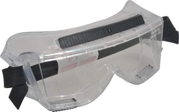 3M - Size Universal, Clear Polycarbonate Anti-Fog & Scratch Resistant Lens, Safety Goggles - Indirect Vent, Clear Polycarbonate Frame, Over the Glass Style - Makers Industrial Supply