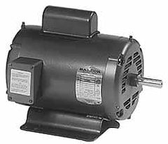 Baldor - 1-1/2 Max hp, 1,725 Max RPM, Electric AC DC Motor - 115, 208, 230 V Input, Single Phase, 145T Frame - Makers Industrial Supply