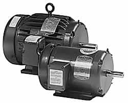 Baldor - 3/4 Max hp, 1,725 Max RPM, Electric AC DC Motor - 208, 230, 460 V Input, Three Phase, 48 Frame - Makers Industrial Supply