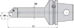 Kennametal - Right Hand Cut, Size KM63, DN.. Insert Compatiblity, Internal Modular Turning & Profiling Cutting Unit Head - 17mm Ctr to Cutting Edge, 125mm Head Length, Through Coolant, Series Kenlever - Makers Industrial Supply