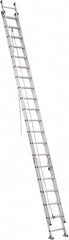 Werner - 40' High, Type IA Rating, Aluminum Extension Ladder - 300 Lb Capacity, 35' Working Length - Makers Industrial Supply