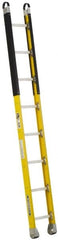 Werner - 10' High, Type IA Rating, Aluminum Extension Ladder - 375 Lb Capacity - Makers Industrial Supply