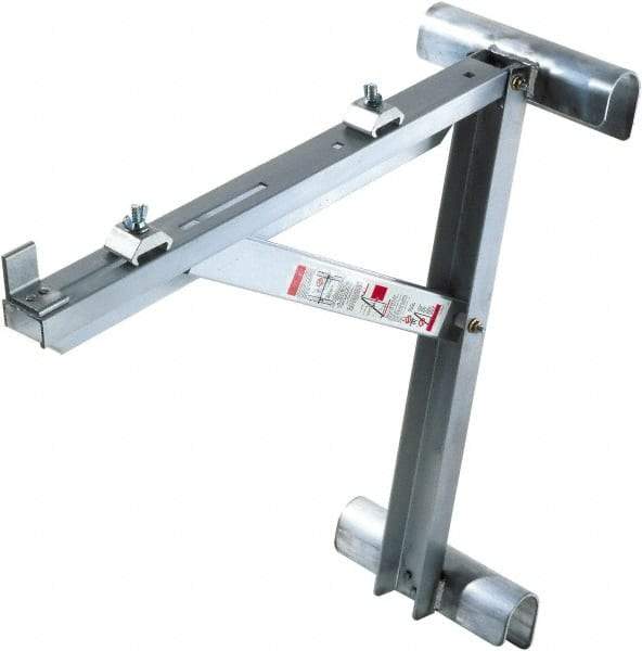 Werner - 2 Rung Short Body Ladder Jack - Accept Stages up to 14" Wide, & for Use with 250 & 300 lb. Type 1A Extension Ladders - Makers Industrial Supply