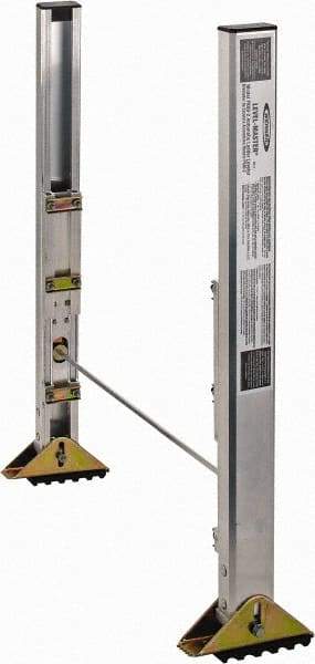 Werner - Ladder Leveler with Steel Swivel Shoe - For Use with D1200-2, D1300-2, D1500-2, 500-2 & D500-2 & Werner D6100-2, D6200-2, 7100-2, D7100-2, 7500-2, D7500-2 Ladder Series - Makers Industrial Supply