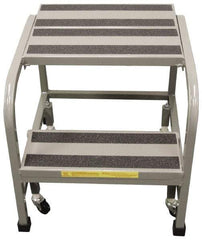 PW Platforms - 4 Step Stand - Office Mobile Stand, 300 Lb Capacity, 40" Platform Height, 26" Base Width x 33" Base Depth - Makers Industrial Supply