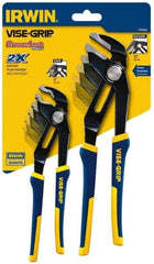 Irwin - 2 Piece GrooveLock Plier Set - Comes in Clamshell - Makers Industrial Supply