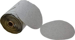 3M - 6" Diam, 100 Grit Silicon Carbide Adhesive PSA Disc - Very Fine Grade, Gray, A Weighted Backing, Flexible, Use with Random Orbital Sanders - Makers Industrial Supply