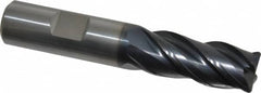 Guhring - 5/8", 4 Flute, Single End, Solid Carbide, 1/16" Corner Radius End Mill - 3-1/2" OAL, 35/38° Helix, Right Hand Flute, 1-1/4" LOC, Right Hand Cut - Makers Industrial Supply