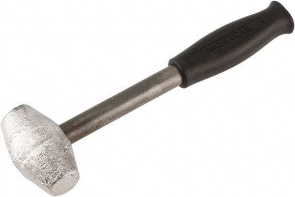 American Hammer - 3 Lb Head Mallet - 10" OAL, 9" Long Steel Handle with Grip - Makers Industrial Supply