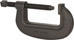 Wilton - Extra Heavy-Duty 8-1/2" Max Opening, 3-5/8" Throat Depth, Forged Steel Standard C-Clamp - 31,250 Lb Capacity, 0" Min Opening, Standard Throat Depth, Cold Drawn Steel Screw - Makers Industrial Supply