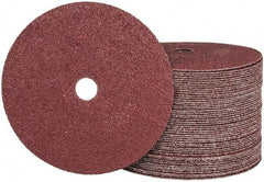 Camel Grinding Wheels - 7" Diam 7/8" Hole 24 Grit Fiber Disc - Very Coarse Grade, Aluminum Oxide, 8,600 Max RPM - Makers Industrial Supply