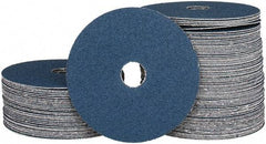 Camel Grinding Wheels - 5" Diam 7/8" Hole 60 Grit Fiber Disc - Medium Grade, Zirconia Alumina, 12,200 Max RPM - Makers Industrial Supply