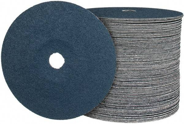 Camel Grinding Wheels - 7" Diam 7/8" Hole 60 Grit Fiber Disc - Medium Grade, Zirconia Alumina, 8,600 Max RPM - Makers Industrial Supply