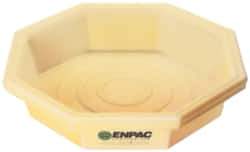 Enpac - 19.5 Gal Sump, 400 Lb Capacity, 1 Drum, Plastic Drum Tray - 7-1/4" High - Makers Industrial Supply