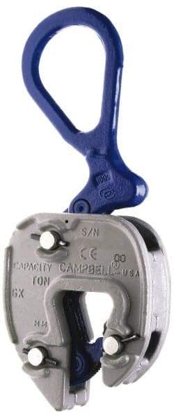 Campbell - 2,000 Lbs. Load Capacity GX Clamp - 1/16 to 3/4 Inch Grip and 2-1/4 Inch Thick - Makers Industrial Supply