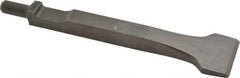 Made in USA - 1-3/8" Head Width, 7" OAL, 1/2" Shank Diam, Scaling Chisel - Square Drive, Square Shank, Alloy Steel - Makers Industrial Supply