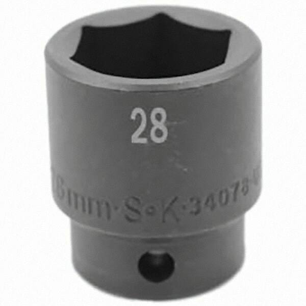 SK - Impact Socket - 1/2"DR 28MM IMPACT SOCKET - Makers Industrial Supply