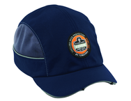Skullerz® 8960 Bump Cap with LED Lighting Technology Short Brim- Navy - Makers Industrial Supply