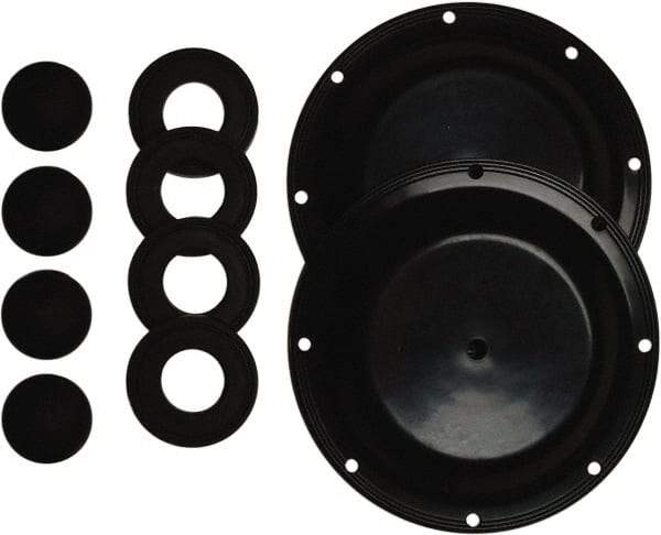 SandPIPER - Neoprene Fluid Section Repair Kit - For Use with Diaphragm Pumps - Makers Industrial Supply