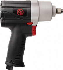 Chicago Pneumatic - 1/2" Drive, 990 RPM, 450 Ft/Lb Torque Impact Wrench - Pistol Grip Handle, 1,700 IPM, 20 CFM, 90 psi, 1/4" NPT Inlet - Makers Industrial Supply