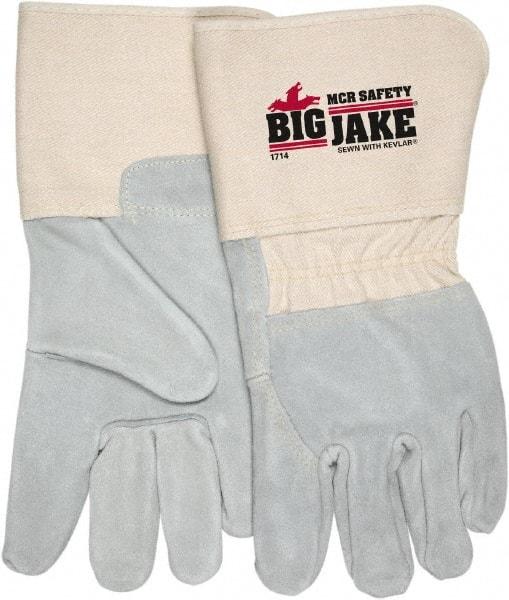 MCR Safety - Size L (9) Leather Work Gloves - Uncoated, Paired - Makers Industrial Supply