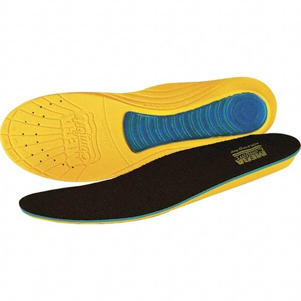 MEGAComfort - 12 to 13 Men's Memory Foam & Gel Comfort Insoles - Full Length Soles - Makers Industrial Supply