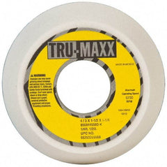 Tru-Maxx - 4" Diam, 1-1/4" Hole Size, 1-1/2" Overall Thickness, 80 Grit, Type 11 Tool & Cutter Grinding Wheel - Medium Grade, Aluminum Oxide, K Hardness, 5,730 RPM - Makers Industrial Supply