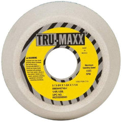 Tru-Maxx - 5" Diam, 1-3/4" Hole Size, 1-3/4" Overall Thickness, 46 Grit, Type 11 Tool & Cutter Grinding Wheel - Coarse Grade, Aluminum Oxide, I Hardness, 4,585 RPM - Makers Industrial Supply