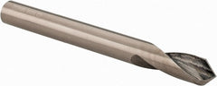 Accupro - 1/4" Body Diam, 90°, 2-1/2" OAL, Solid Carbide Spotting Drill - Makers Industrial Supply