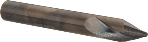 Accupro - 3/8" Body Diam, 60°, 3" OAL, Solid Carbide Spotting Drill - Makers Industrial Supply