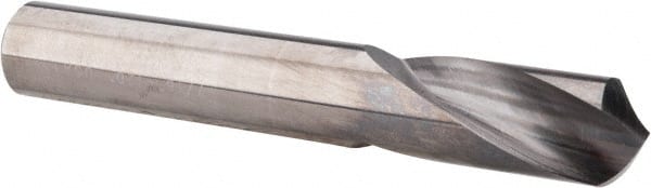 Accupro - 7/16" Body Diam, 120°, 3" OAL, Solid Carbide Spotting Drill - Makers Industrial Supply