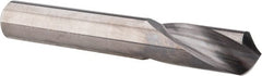 Accupro - 7/16" Body Diam, 120°, 3" OAL, Solid Carbide Spotting Drill - Makers Industrial Supply