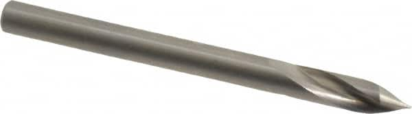 Accupro - 4mm Body Diam, 60°, 51mm OAL, Solid Carbide Spotting Drill - Makers Industrial Supply