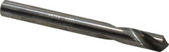 Accupro - 5mm Body Diam, 120°, 51mm OAL, Solid Carbide Spotting Drill - Makers Industrial Supply