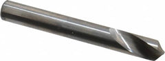 Accupro - 8mm Body Diam, 120°, 63mm OAL, Solid Carbide Spotting Drill - Makers Industrial Supply