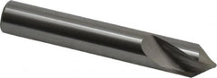 Accupro - 12mm Body Diam, 90°, 76mm OAL, Solid Carbide Spotting Drill - Makers Industrial Supply