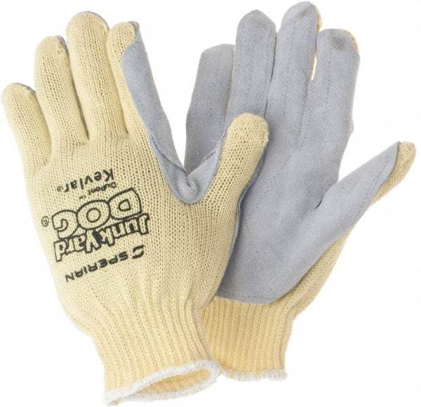 Perfect Fit - Size 2XL, ANSI Cut Lvl 3, Abrasion Lvl 1, PVC Coated Cut Resistant Gloves - Yellow, Paired - Makers Industrial Supply