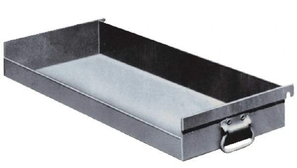 Durham - 1 Shelf, Steel Closed Front Hook-On Tray - 36" Long x 15" Wide x 6" High - Makers Industrial Supply