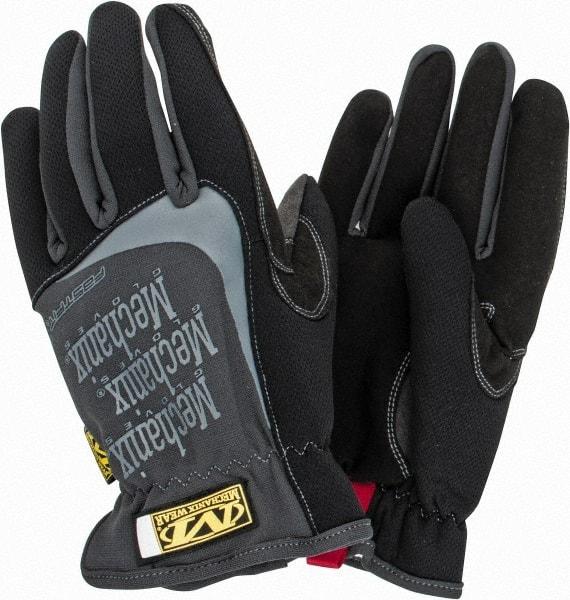 Mechanix Wear - Size M (9) Synthetic Leather General Protection Work Gloves - For Mechanic's & Lifting, Uncoated, Slip-On Cuff, Full Fingered, Black, Paired - Makers Industrial Supply