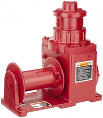 THERN - 2,000 Lbs. Cable Limit Pneumatic Dura-Hoist Winch - 50 Ft. Cable Long - Makers Industrial Supply