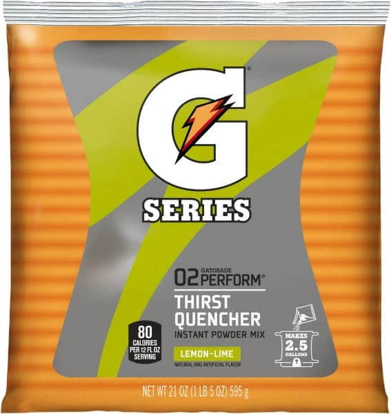 Gatorade - 21 oz Pack Lemon-Lime Activity Drink - Powdered, Yields 2.5 Gal - Makers Industrial Supply