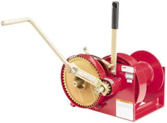 THERN - 4000/2000 Lbs. Load Limit Marine Spur Gear Winch - 4,000 Lbs. Line Pull Capacity, 10 Lbs. Force to Lift 1,000 Pounds, 3/8 inch Cable Diameter - Makers Industrial Supply